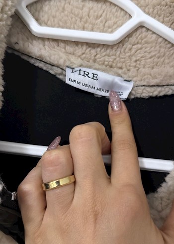 Kürklü Detaylı Kısa Kahverengi Kadın Ceket - Görsel 3