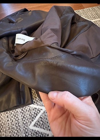 Bershka deri blazer - Görsel 3
