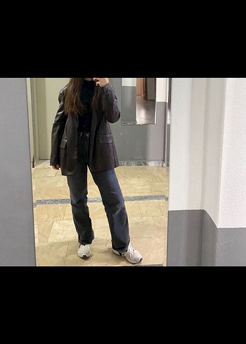 Bershka Bershka deri blazer