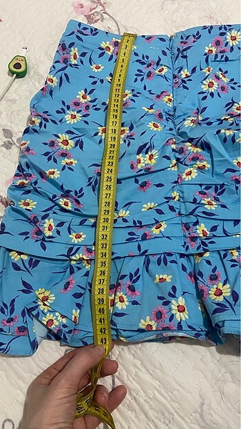 xs Beden Zara çiçek desenli etek