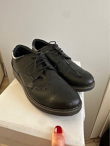 Erkek çocuk klasik ayakkabı - Görsel 2