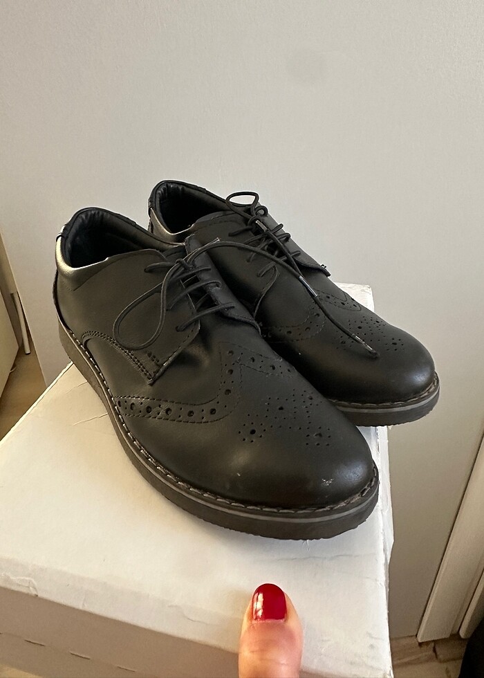 Erkek çocuk klasik ayakkabı - Görsel 2