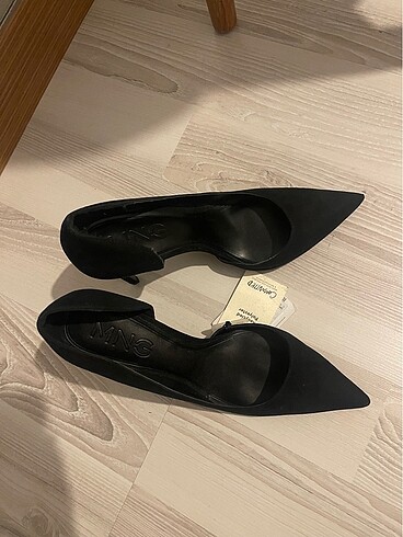 40 Beden Mango siyah stiletto