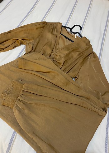 Saten Görünümlü Kahverengi - Görsel 4