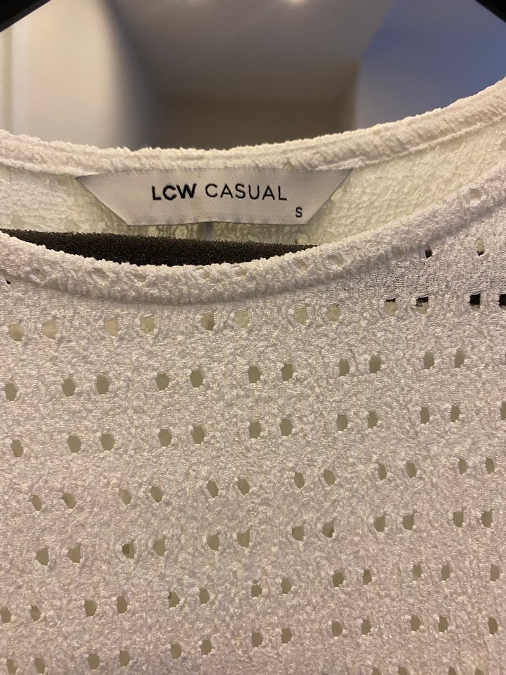 Beyaz Dantel Nakışlı Midi Elbise - Görsel 3