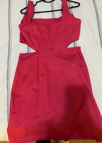 pembe  Mini Elbise - Görsel 5