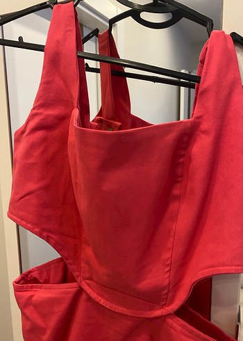 pembe  Mini Elbise - Görsel 2