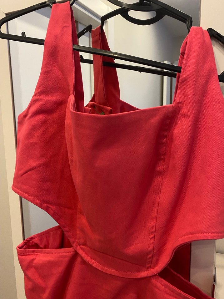 pembe  Mini Elbise - Görsel 2