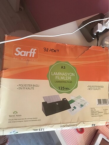 Beden A üç boyutunda Laminasyon filmi?