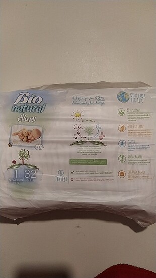 1 numara sleepy bio natural bebek bezi
