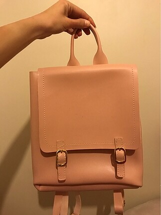 Toz pembe sırt çantası