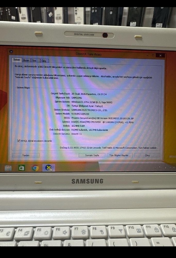 Samsung n150 netbook laptop bilgisayar 10.1 inç - Görsel 5