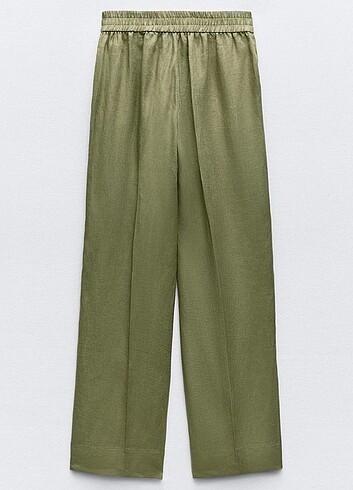 ZARA HAM KETEN STRAIGHT FIT PANTOLON