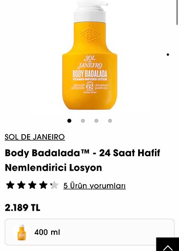 Sephora Sol de Janeiro Body Badalada Vücut Losyonu