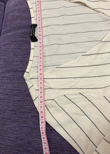 Düğmeli V Yaka Keten Kadın Gömlek - Görsel 3