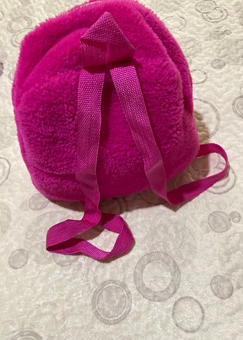 Renkli Pembe Peluş Çocuk Sırt Çantası LCWaikiki - Görsel 3