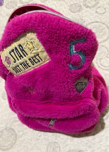 Renkli Pembe Peluş Çocuk Sırt Çantası LCWaikiki - Görsel 5