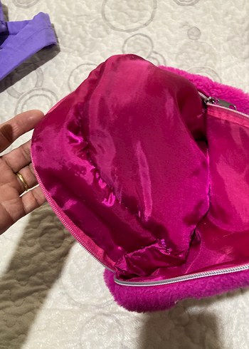 Renkli Pembe Peluş Çocuk Sırt Çantası LCWaikiki - Görsel 6