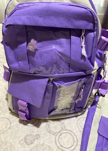 Mor Tonlarda Çocuk Okul Çantası - Görsel 2