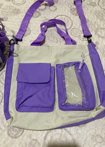 Mor Tonlarda Çocuk Okul Çantası - Görsel 3