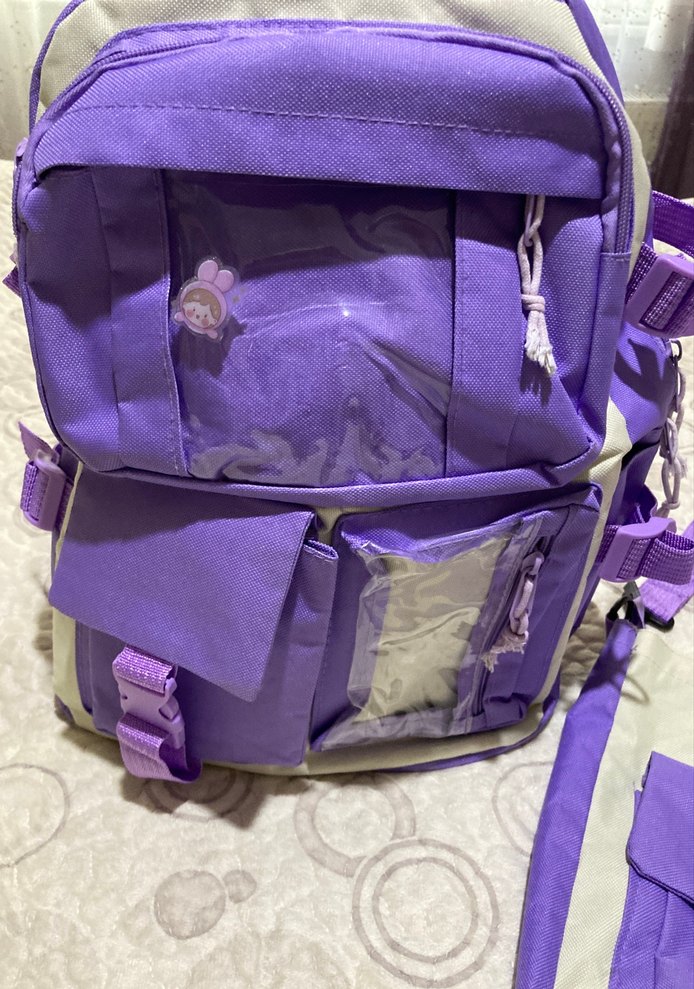 Mor Tonlarda Çocuk Okul Çantası - Görsel 2