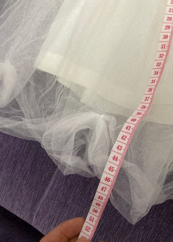 Beyaz Fırfırlı Kız Çocuk Etek - Görsel 7