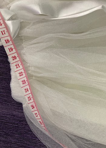 Beyaz Fırfırlı Kız Çocuk Etek - Görsel 5