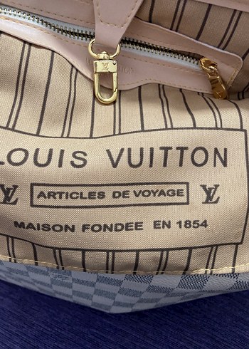 Bej Ekose Deri Kadın Çanta - Görsel 12