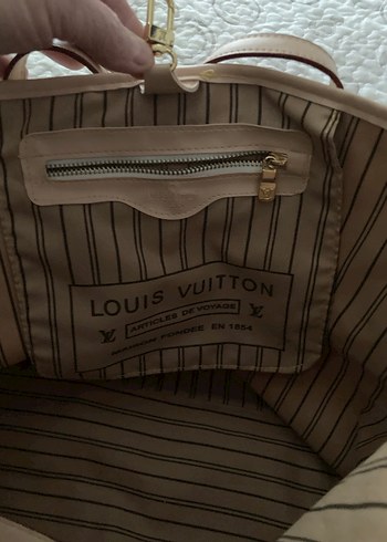 Bej Ekose Deri Kadın Çanta - Görsel 5