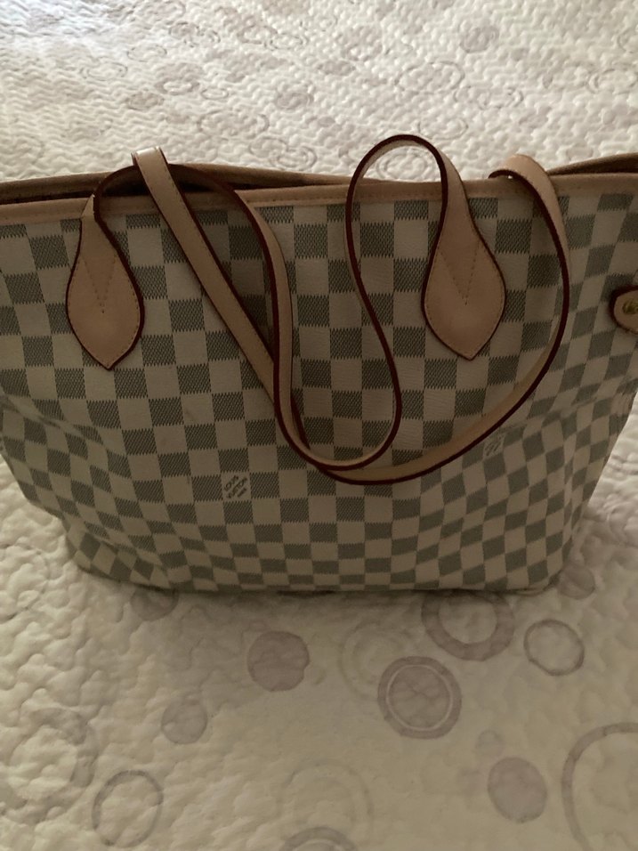 Bej Ekose Deri Kadın Çanta - Görsel 4