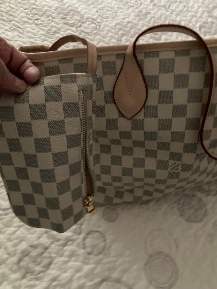 Bej Ekose Deri Kadın Çanta - Görsel 3