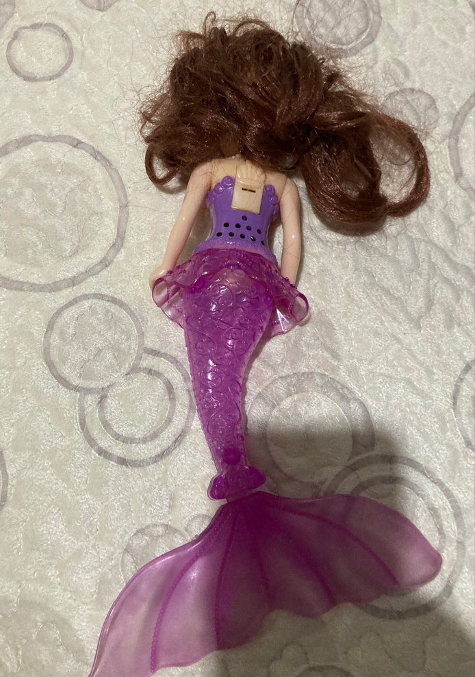 Pastel Mor Deniz Kızı Bebek - Görsel 4