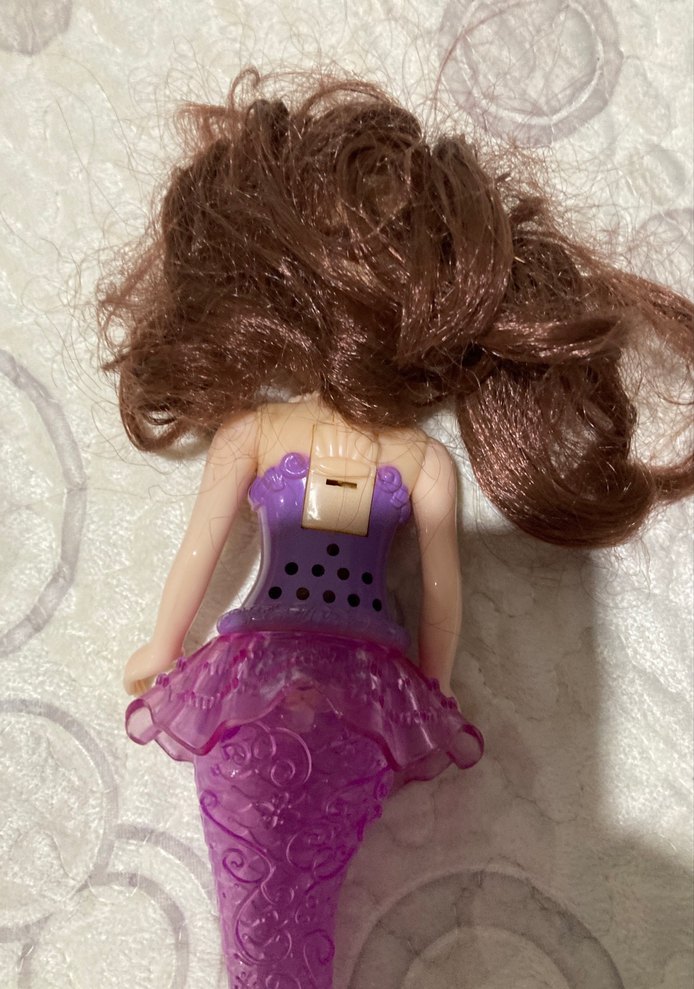 Pastel Mor Deniz Kızı Bebek - Görsel 5