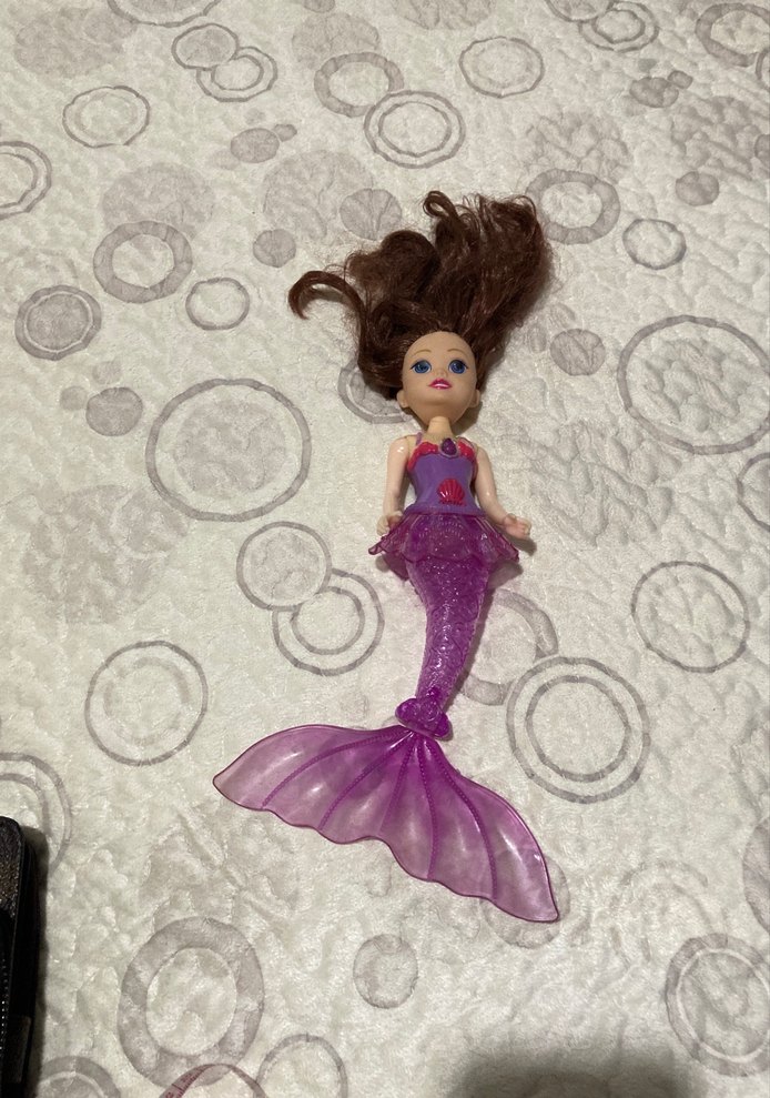 Pastel Mor Deniz Kızı Bebek - Görsel 2