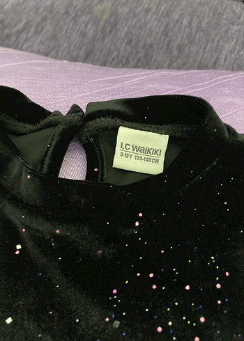 Kız Çocuk Siyah Piliseli Uzun Kollu Elbise - Görsel 3