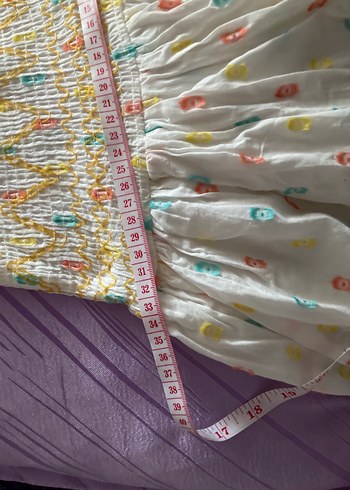 Nakışlı Çok Renkli Bohem Kız Elbisesi LCWaikiki 9,10 yaş - Görsel 5