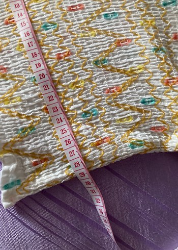 Nakışlı Çok Renkli Bohem Kız Elbisesi LCWaikiki 9,10 yaş - Görsel 7