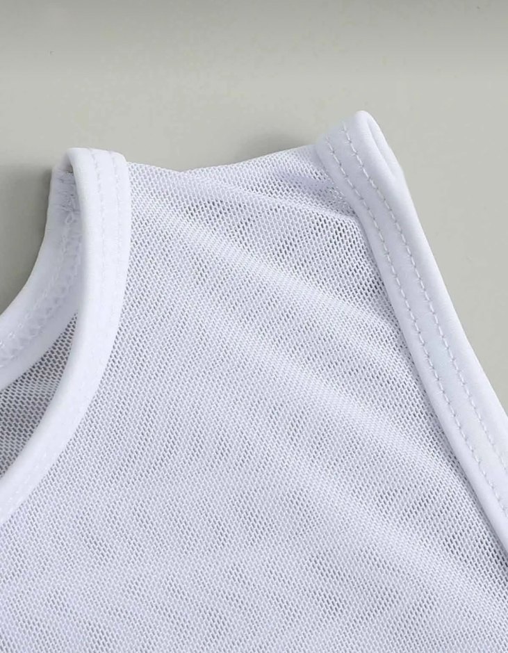 Beyaz Drapeli Uzun Bant Askılı Bikini - Görsel 3