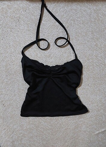 xs Beden Mini siyah crop