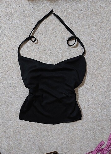 Diğer Mini siyah crop