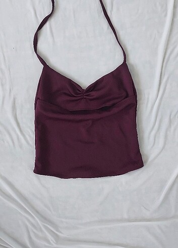 Diğer Mini bordo crop