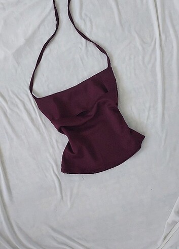 Diğer Mini bordo crop