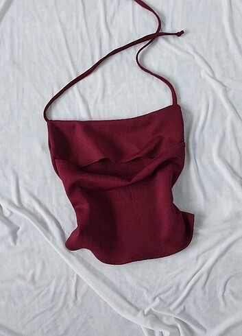 Diğer Mini bordo crop