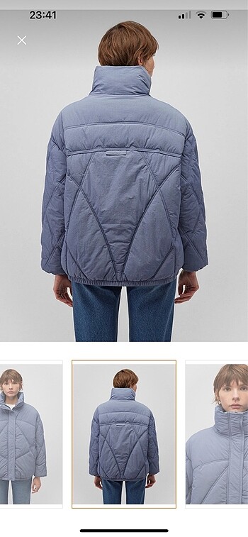 xl Beden Mavi mont