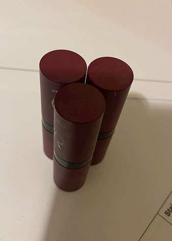 Bordo, pembe ve nude Ruj üçlü golden rose 02,20 ve 27 numara