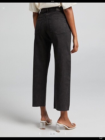 40 Beden Bershka siyah kot