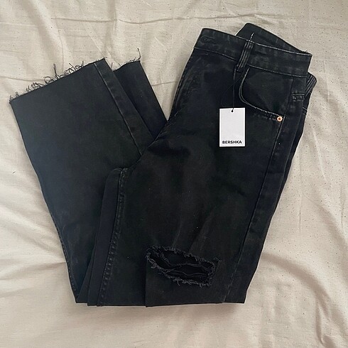 40 Beden siyah Renk Bershka siyah kot