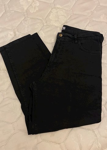 Diğer Siyah Salaş Kadın Denim Pantolon