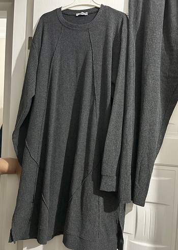 Gri Uzun Kollu Takım - Görsel 2