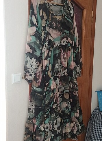 Şifon elbise (pareo, kimono)